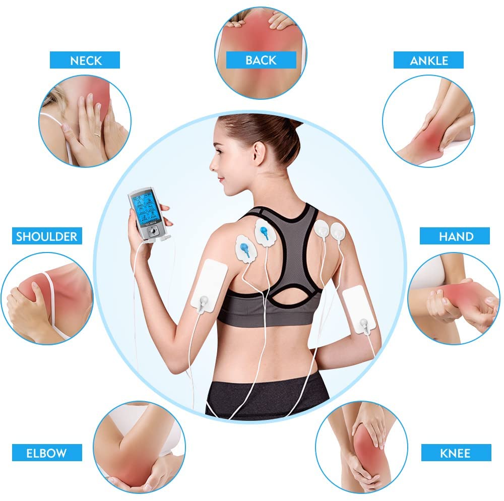 Dropship TEC.BEAN EMS TENS Unit Muscle Stimulator With 16 Modes;  Rechargeable TENS Machine; 8 Pcs Electrode Pads to Sell Online at a Lower  Price