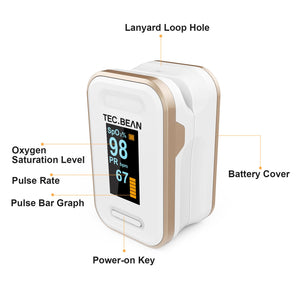 Fingertip Pulse Oximeter Blood Oxygen Saturation Monitor - ValueLink Shop